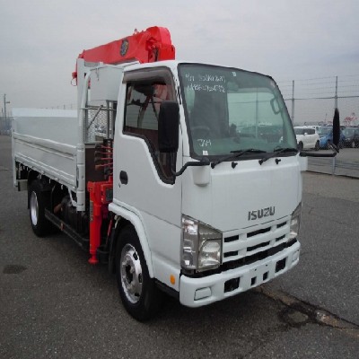 Buy Japanese Isuzu Elf Crane Truck At STC Japan